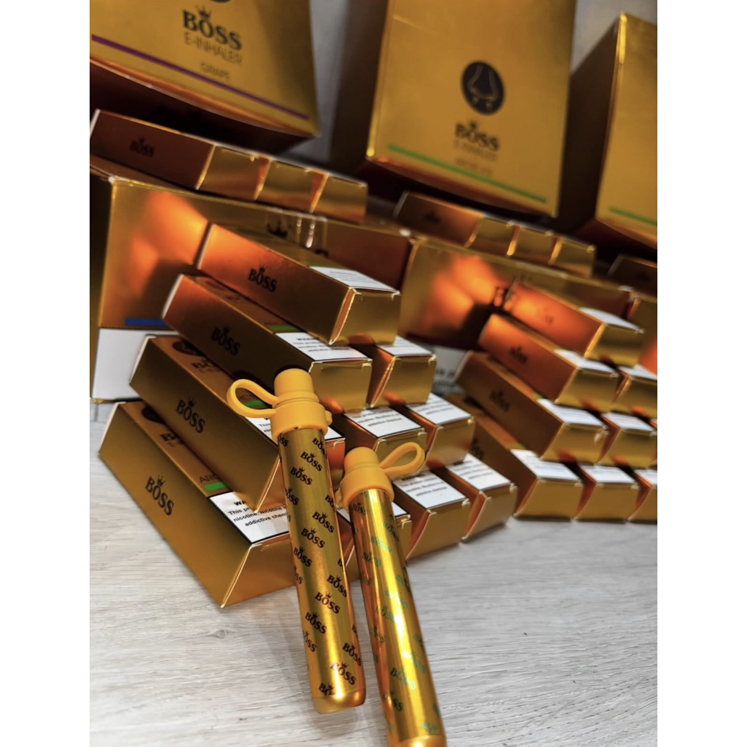 <p>&nbsp;BOSS 金磚鼻通棒</p>